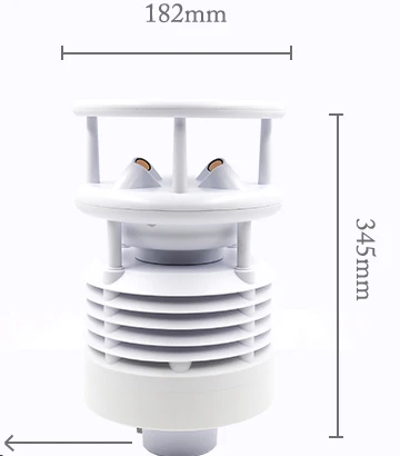 HCD6817B สถานีตรวจอากาศ Wifi เซ็นเซอร์ความเร็วลมสถานีอากาศเครื่องวัดความเร็วลมเซ็นเซอร์ความเร็วลม