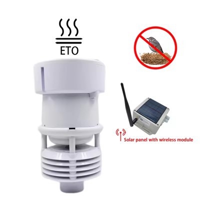 CE SDI12 LORA LORAWAN RS485 Interfaz Modbus Evapotranspiración 11 En 1 EstaciónMeteorológicaAutomática al aire libre para la Agricultura